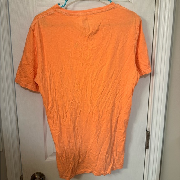 American Eagle Orange Short Sleeve Size MT - Picture 2 of 3
